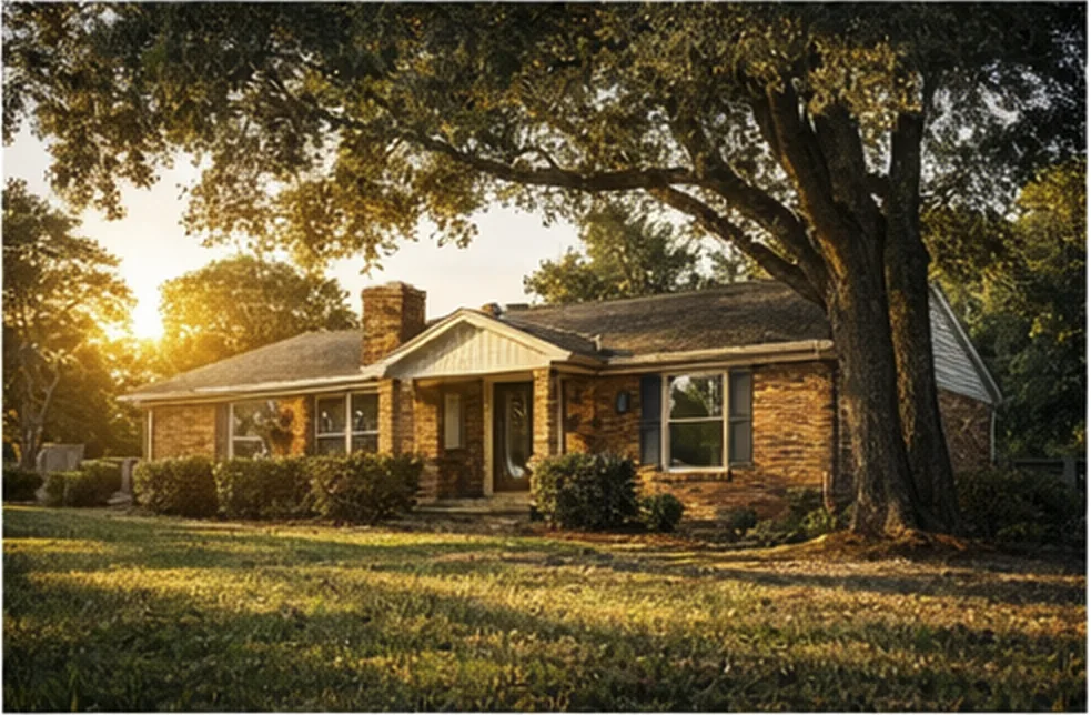 Memphis Tennessee brick home exterior served by mold remediation professionals